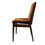 Load image into Gallery viewer, SIDE OF A ROSEWOOD DINING CHAIR IN TERRACOTTA
