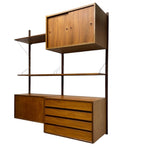 Load image into Gallery viewer, White Wall Wall System Storage Modular Poul Cadovius 1960s Danish

