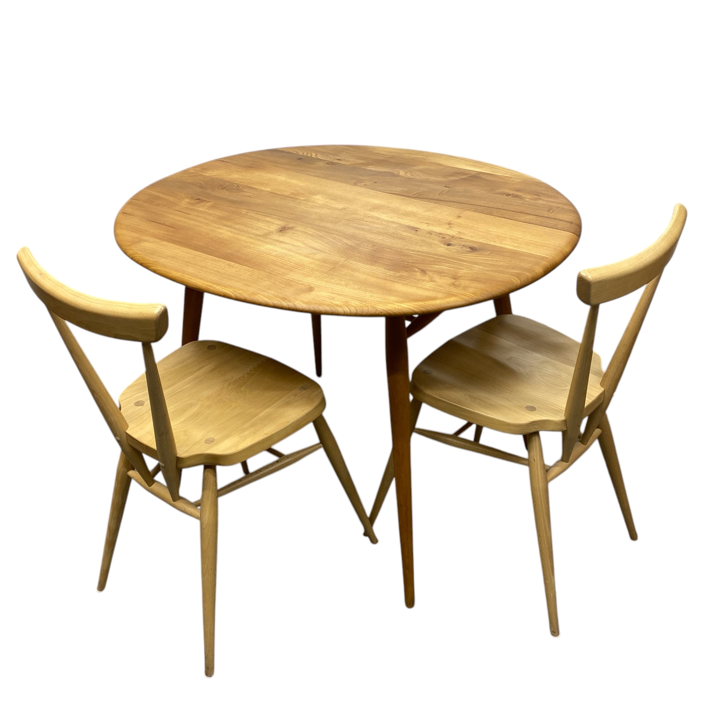 ercol dining table and chairs