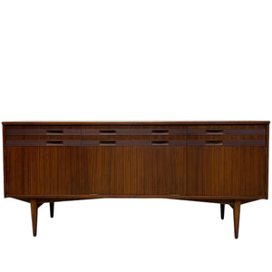 front of walnut sideboard