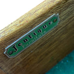 Load image into Gallery viewer, Wooden furniture with a green label reading &#39;Jentique Furniture&#39;.
