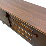Load image into Gallery viewer, Wooden sideboard with a glossy finish on a white background
