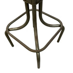 Load image into Gallery viewer, Metal stool with a white background
