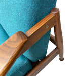 Load image into Gallery viewer, teak frame Guy Rodgers Manhattan Lounge Chair Low Backed
