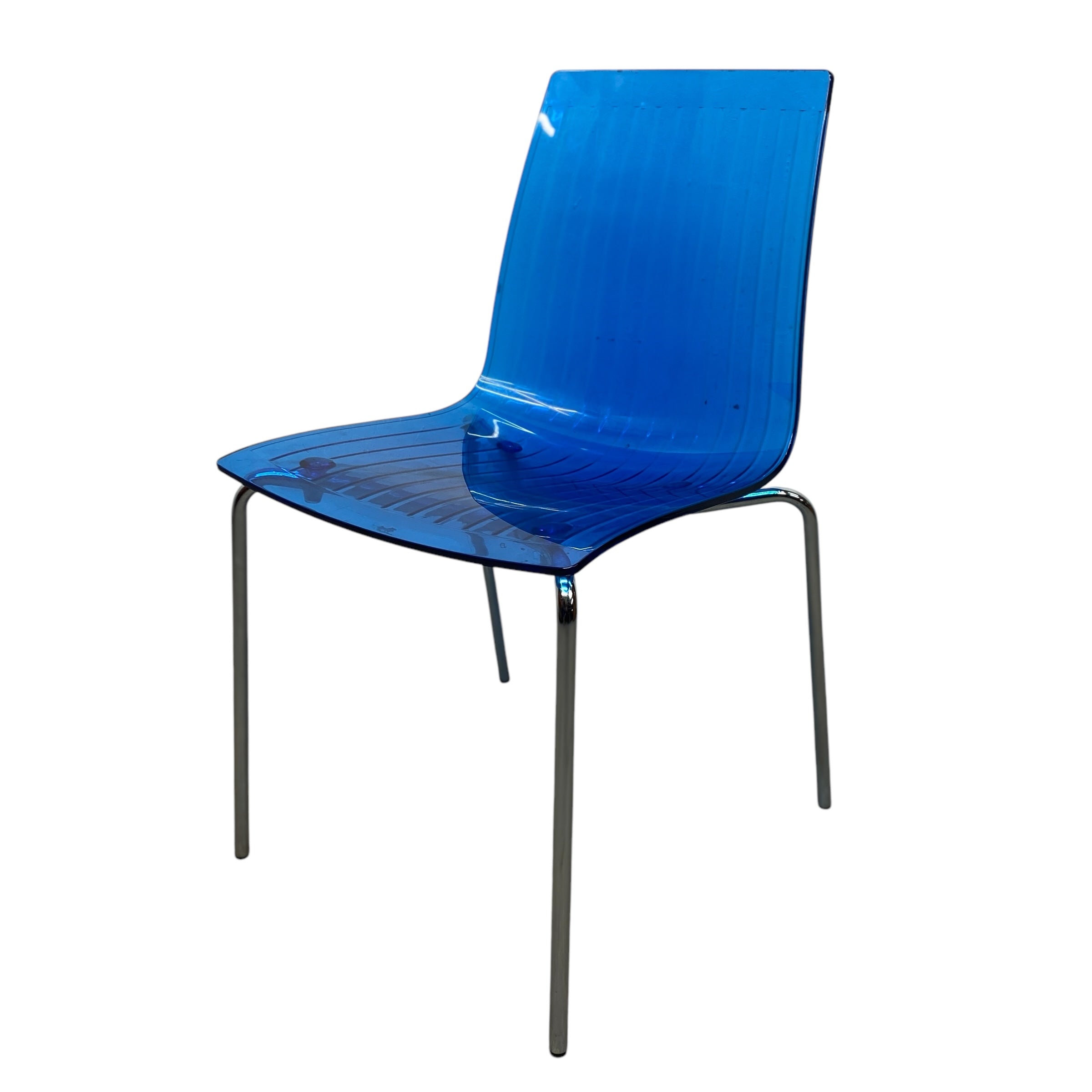 blue dining chair