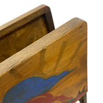 Load image into Gallery viewer, close up of top section of magazine rack
