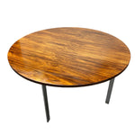 Load image into Gallery viewer, chrome legs rosewood table 
