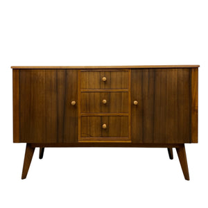 front of Sideboard Morris Of Glasgow Walnut 1950s