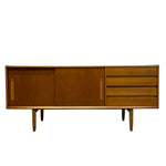 Load image into Gallery viewer, Jentique Wooden sideboard with two doors and a drawer on a white background
