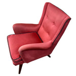 Load image into Gallery viewer, pink lounge chair
