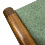 Load image into Gallery viewer, Close-up of a wooden pool cue with green felt background
