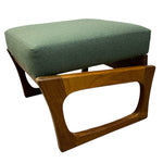 Load image into Gallery viewer, Midcentury Footstool Green Danish Fully Refurbished
