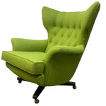 Load image into Gallery viewer, Lounge Chair 1960&#39;s G Plan Blofeld 6250 GREEN
