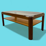 Load image into Gallery viewer, Myers Coffee Table Teak Smoked Glass
