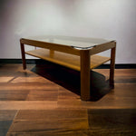 Load image into Gallery viewer, Room Set Myers Coffee Table Teak Smoked Glass
