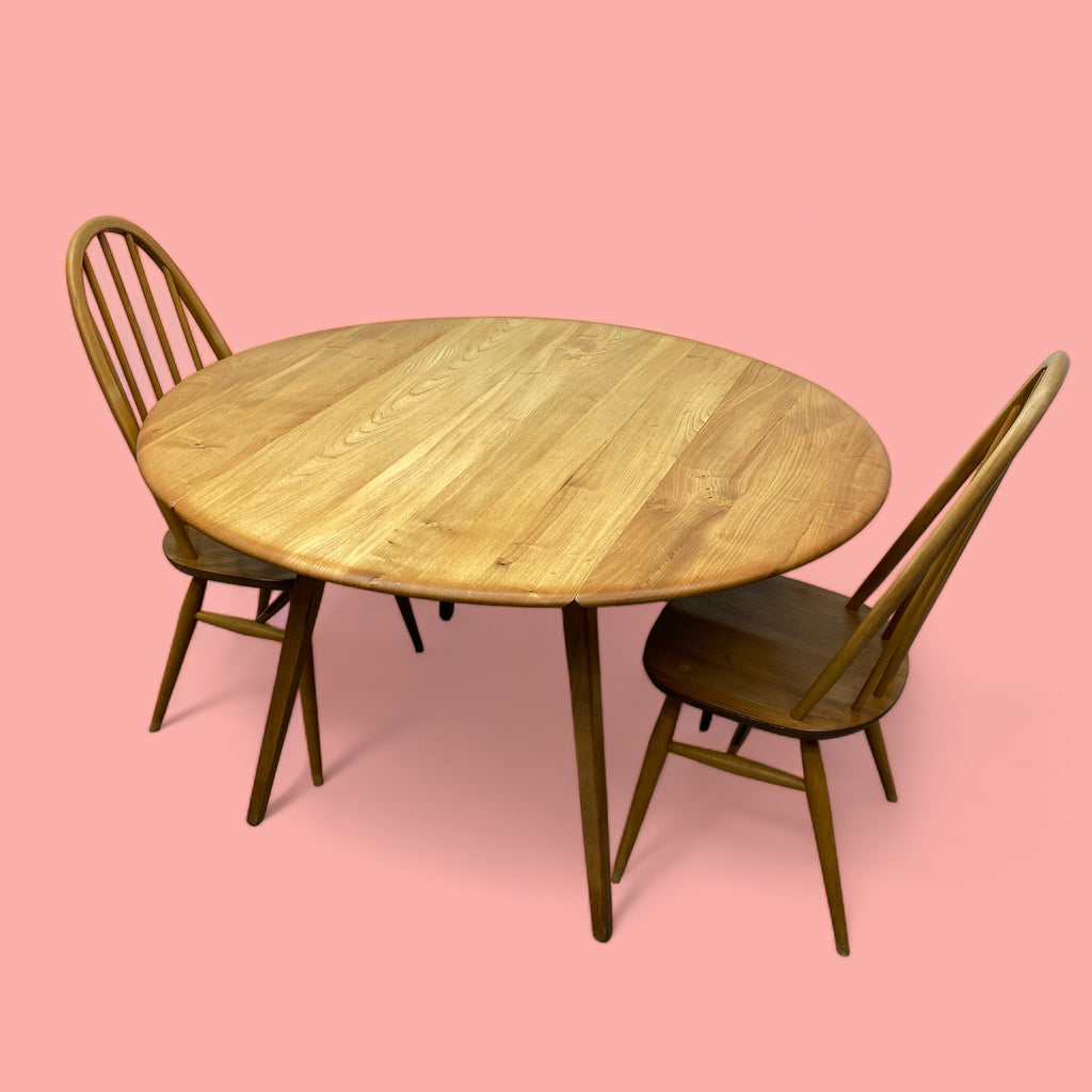 Ercol Drop Leaf Dining Table Blonde