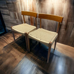 Load image into Gallery viewer, Room Set Danish Arne Hovmand Olsen Dining Chairs Two
