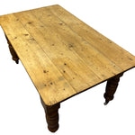 Load image into Gallery viewer, pine top Victorian Farmhouse Dining Table
