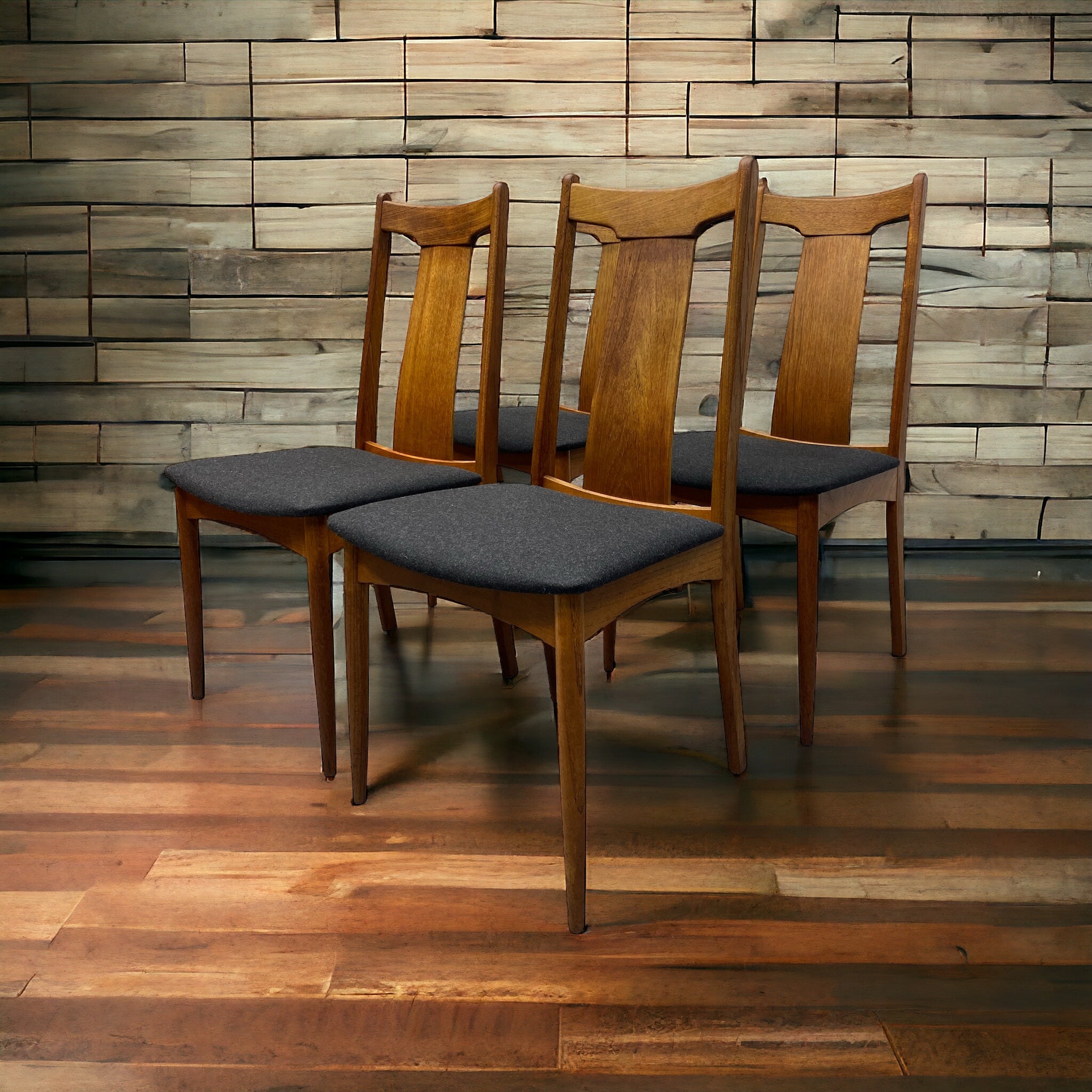 Room Set Midcentury Dining Chairs Danish Farstrop