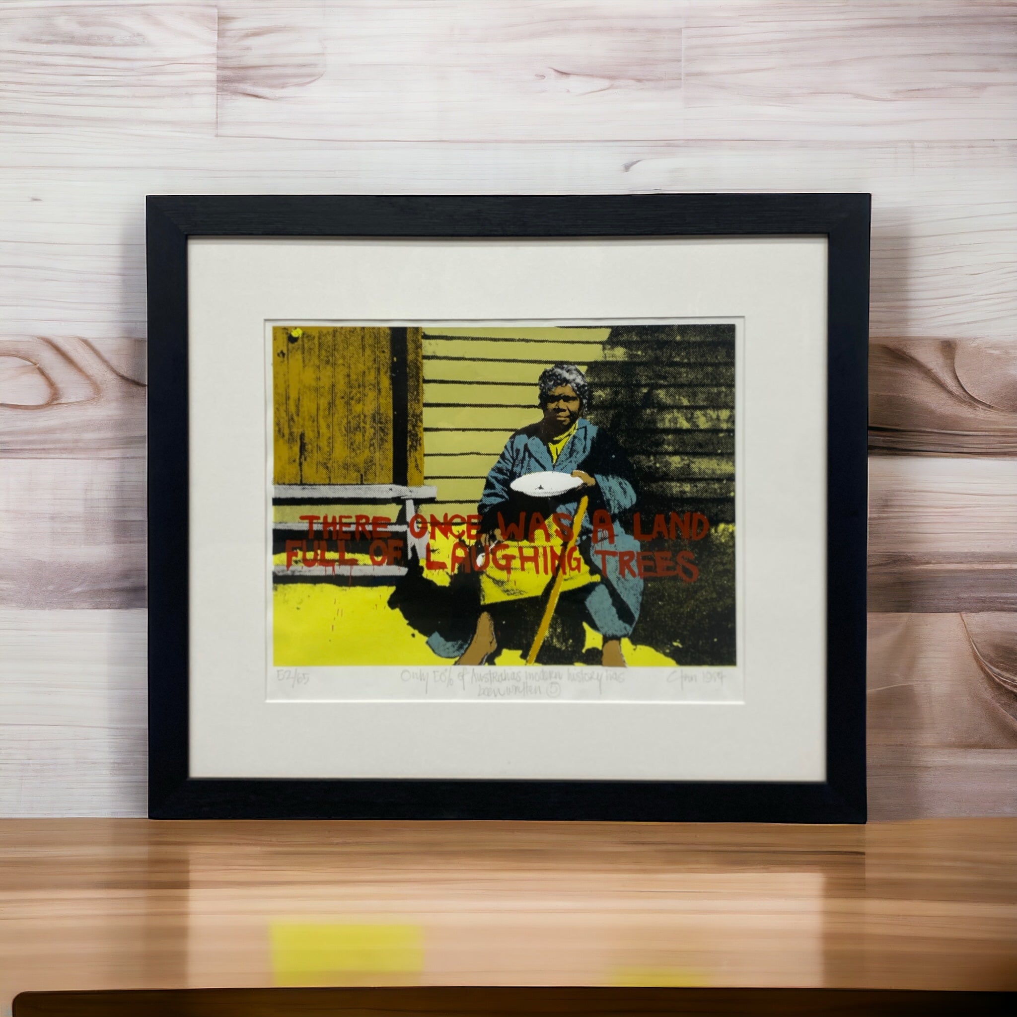 On Shelf Australian Print Peter Clemesha Signed