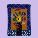 Load image into Gallery viewer, Wall Hanging Vintage Wool 1980s
