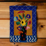 Load image into Gallery viewer, Hung Wall Hanging Vintage Wool 1980s
