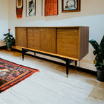 Load image into Gallery viewer, Room Set Sideboard Teak White And Newton Brass Feet
