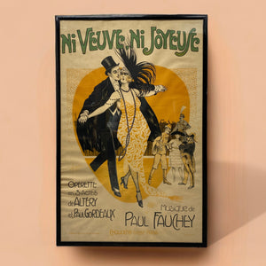 Art Nouveau Poster Opera Framed French
