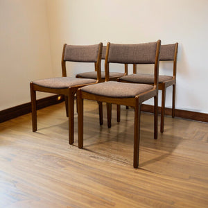 Room Set Danish Dining Chairs 1960s