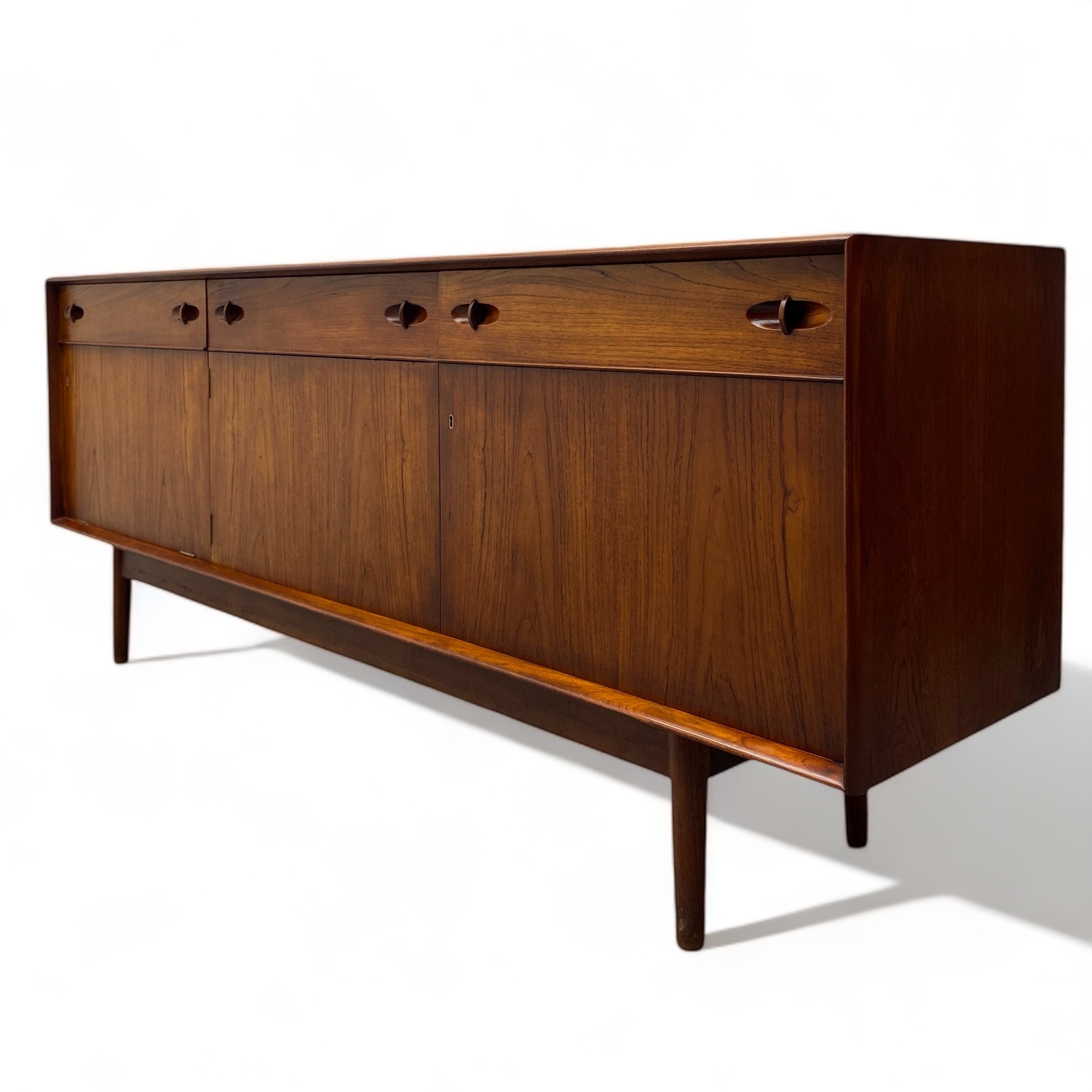 Three Cupboard Midcentury Dalescraft Sideboard