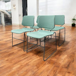 Load image into Gallery viewer, Loft Apartment Green Matrix Chair by T. Tolleson for Krueger 1970s Set Of Four
