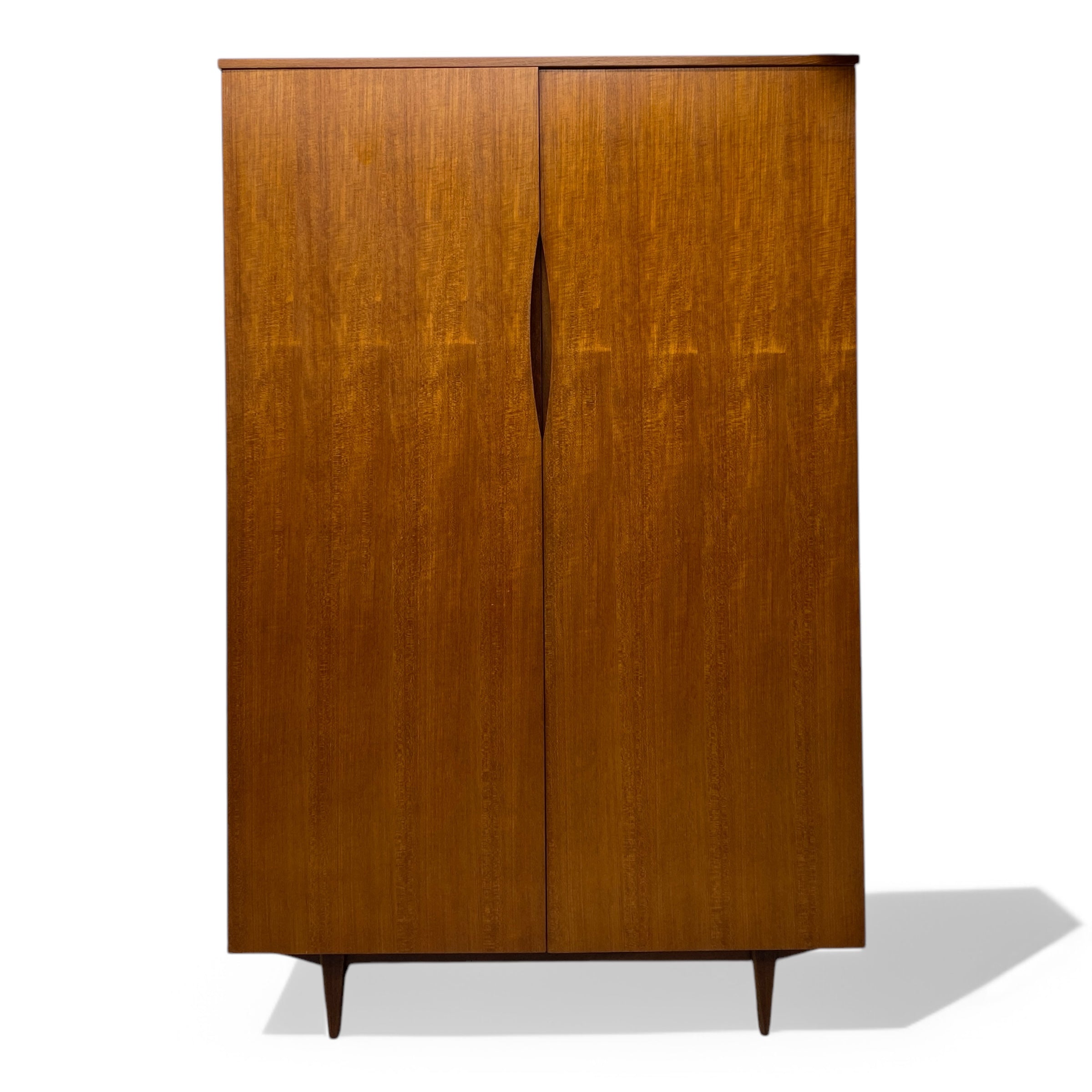 Teak Wardrobe Double Danish Drylund Midcentury