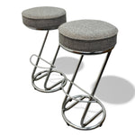 Load image into Gallery viewer, Chromed Steel Stools
