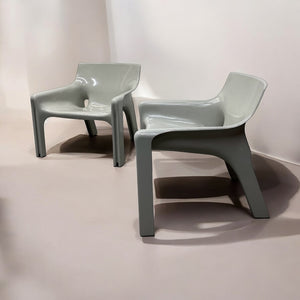 pair of 'Gaudi' Chairs Vico Magistretti Artemide 1970s