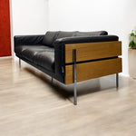 Load image into Gallery viewer, Room Set Habitat Forum 2 Robin Day Sofa Three Seater Brown Black
