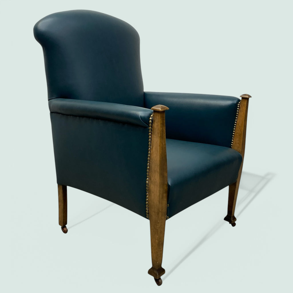 Arts Crafts Armchair Leather