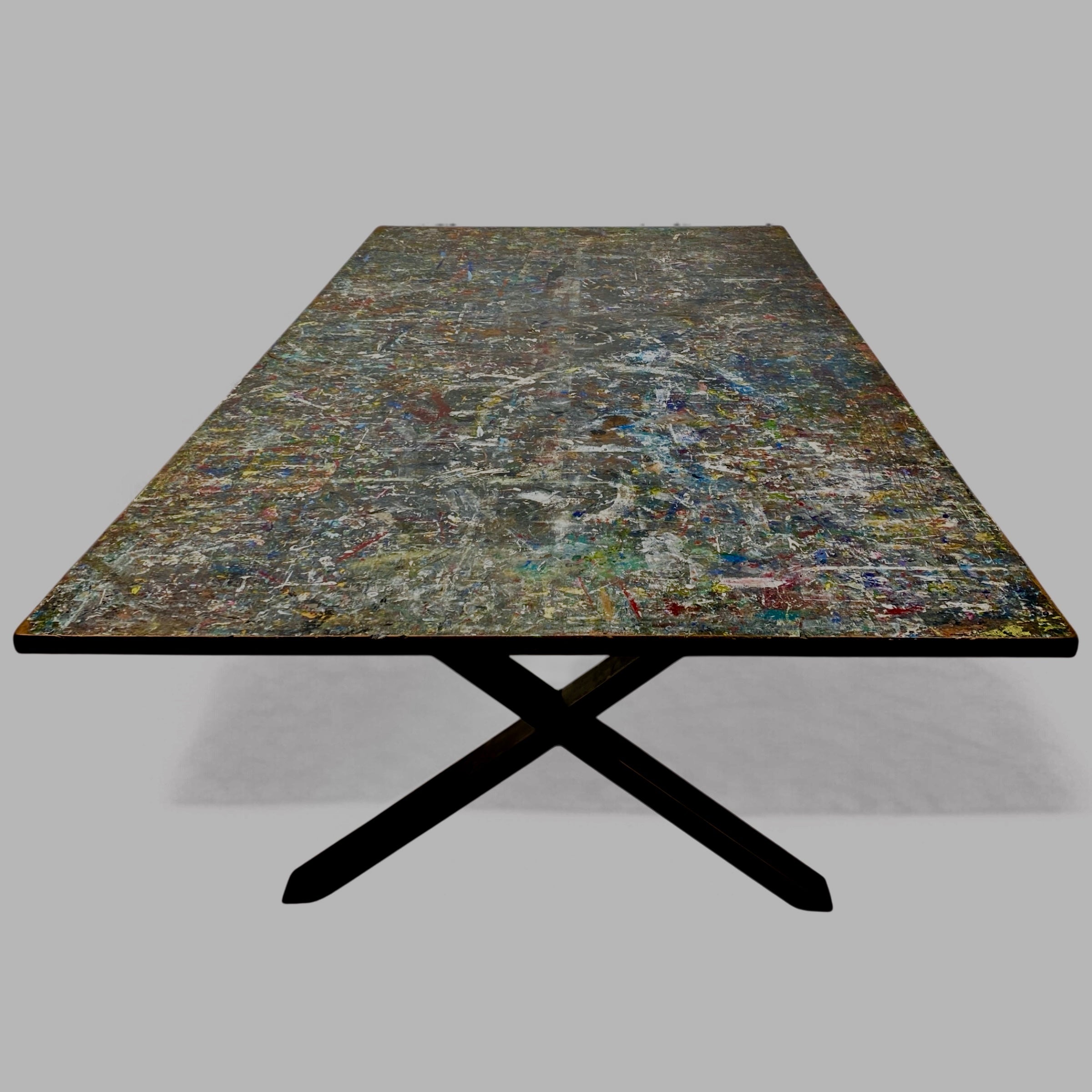 12 Seater Dining Table Reclaimed Art College Work Bench