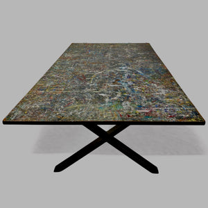 12 Seater Dining Table Reclaimed Art College Work Bench