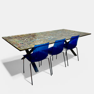 Three Chairs And Dining Table