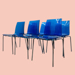 Load image into Gallery viewer, Dining Chairs Blue Frovi Six
