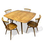 Load image into Gallery viewer, ercol square dining table and chairs
