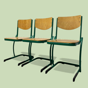 Bauhaus Chair Stackable Plywood German