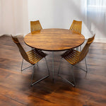 Load image into Gallery viewer, Room Set Midcentury Dining Table Rosewood Chrome Merrow Associates 70s
