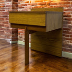 Load image into Gallery viewer, Red Brick Wall Vintage Night Stand Bedside Table
