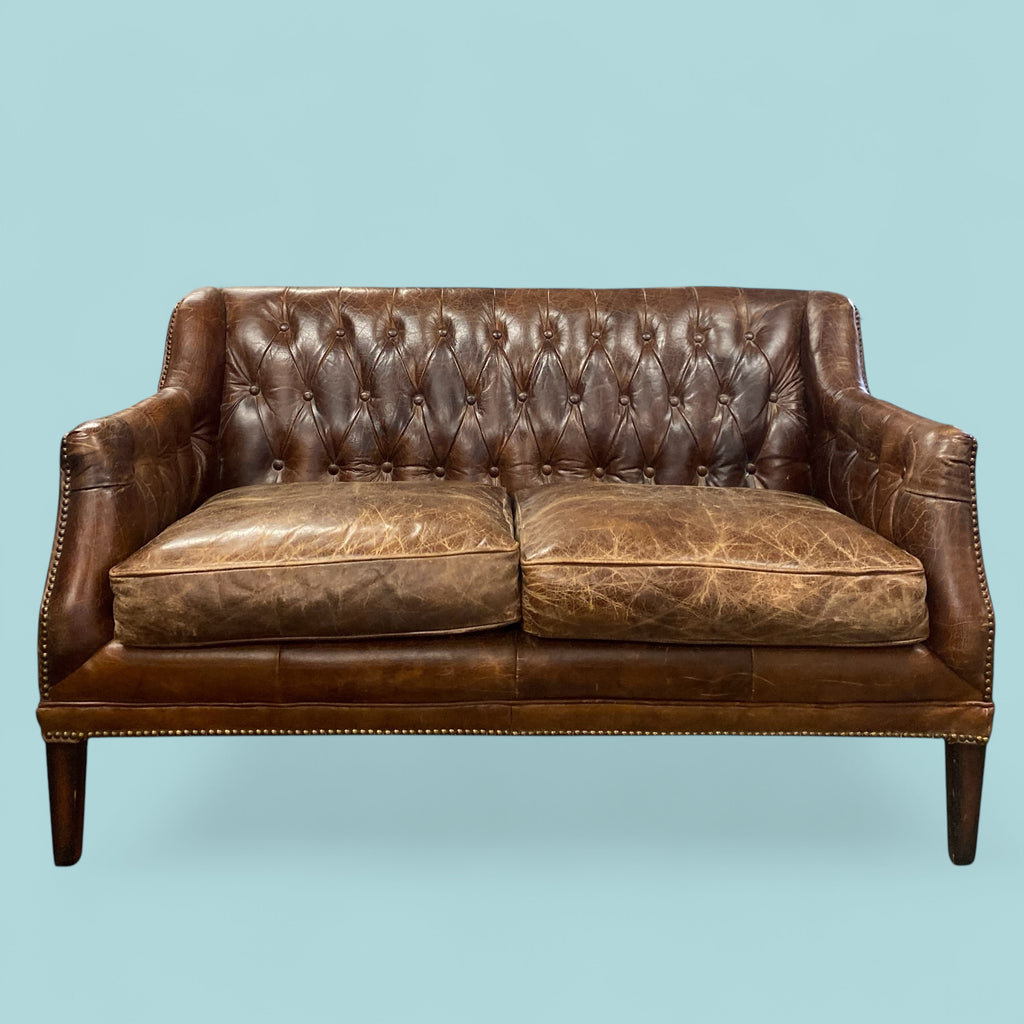 Vintage Leather Sofa Ancient Mariner