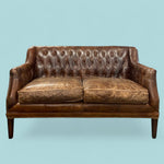 Load image into Gallery viewer, Vintage Leather Sofa Ancient Mariner
