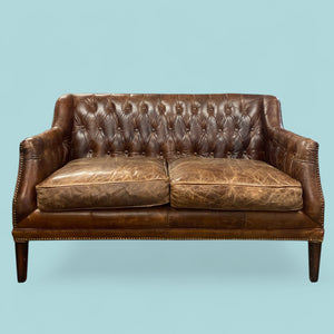 Vintage Leather Sofa Ancient Mariner