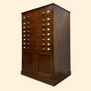 Mahogany Office Drawers Filing Cabinet