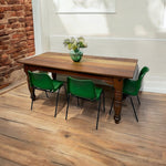 Load image into Gallery viewer, Room Set Reclaimed Dining Table Farmhouse Pitch Pine
