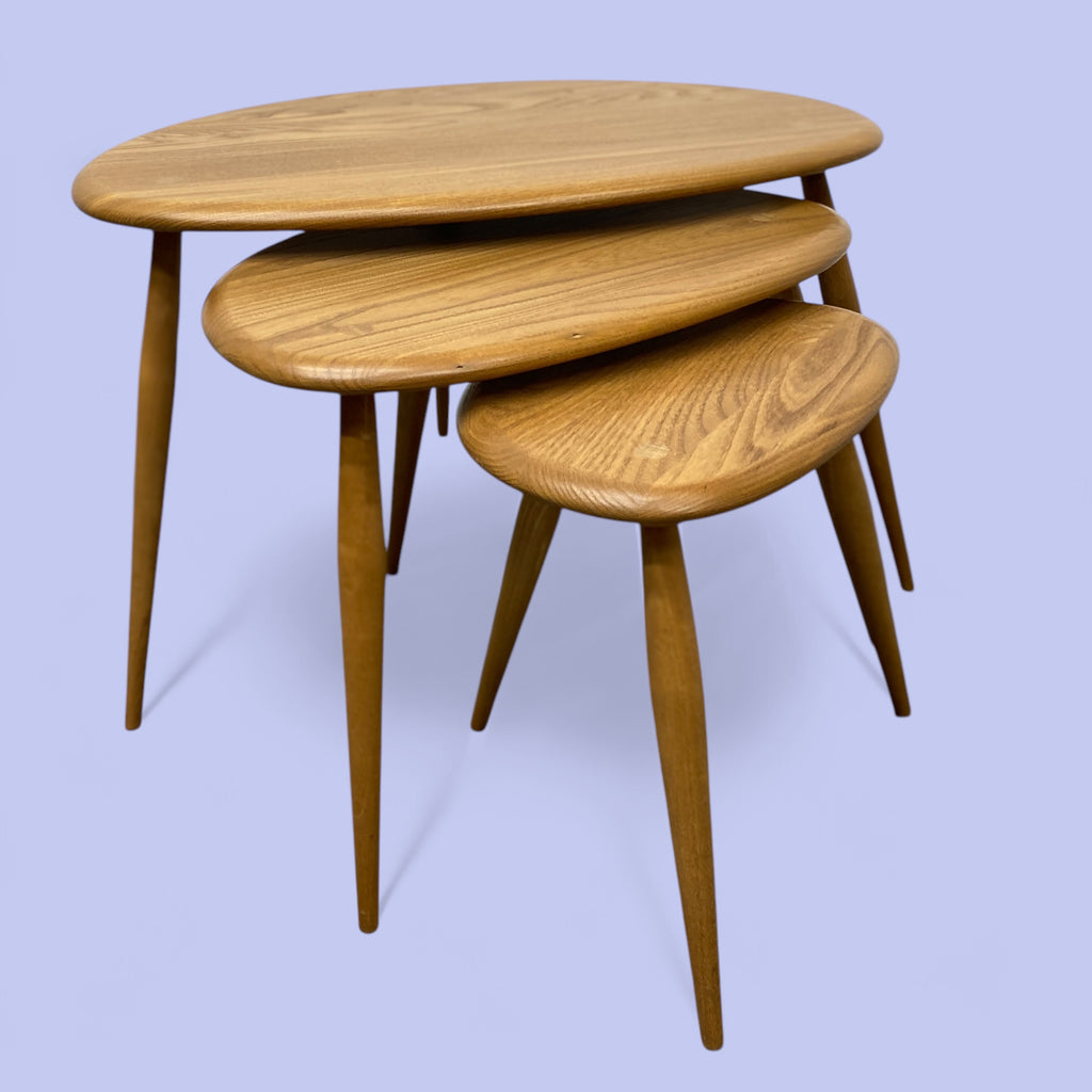 Ercol Pebble Tables Nest Coffee Tables
